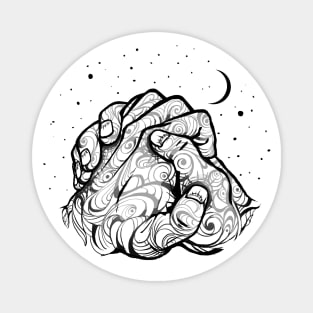 Celestial Hands Reversed Magnet